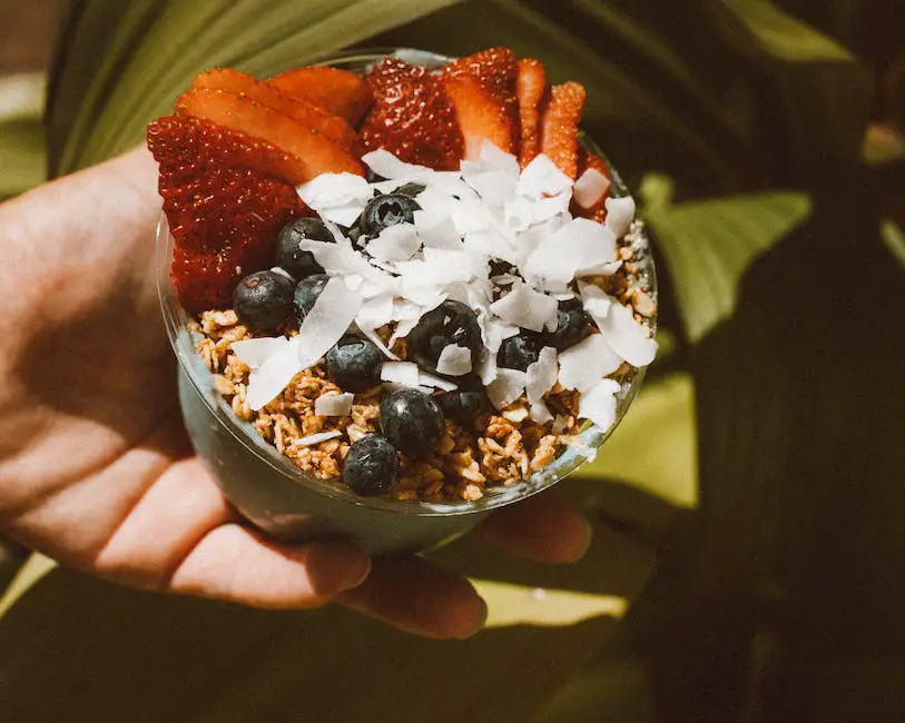 Acai Bowl image with vibrant purple color, topped with assorted fruits and toppings, reflecting its aesthetic appeal and customization options.