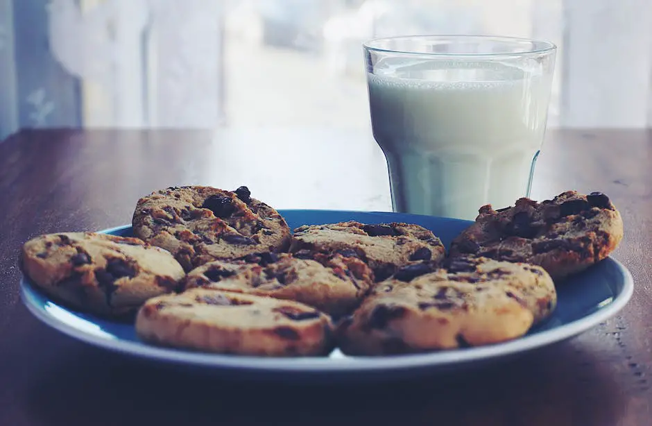 Image of Costco's gluten-free cookies displayed on a plate with a glass of milk to the side