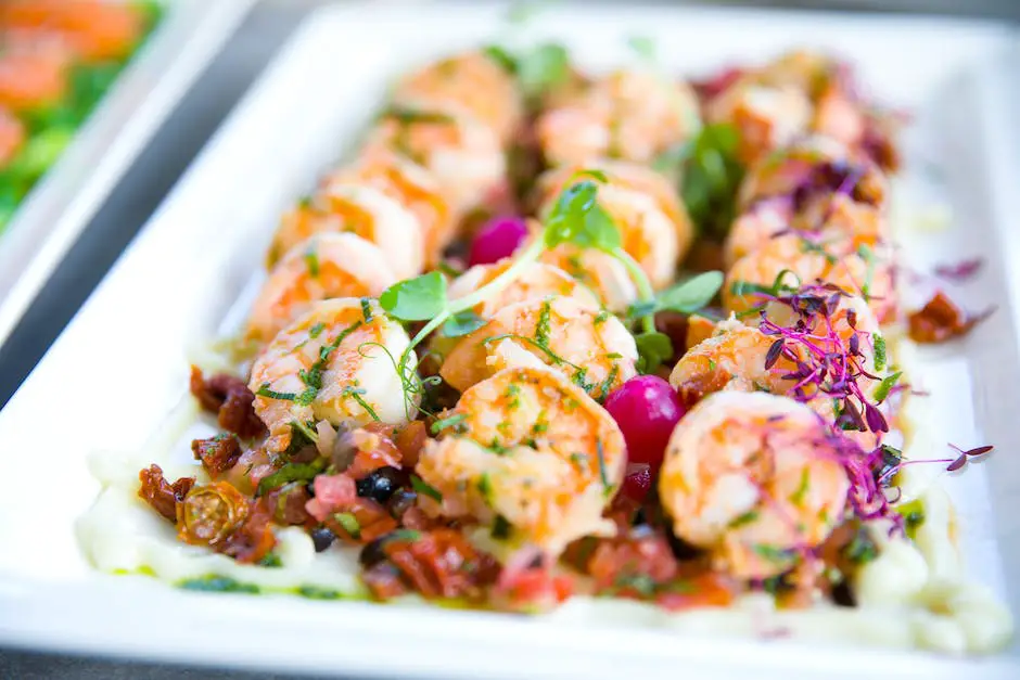 A beautifully presented seafood delight containing vibrantly colored shrimp encircling tangy cocktail sauce, creating an elegant addition to a family meal.