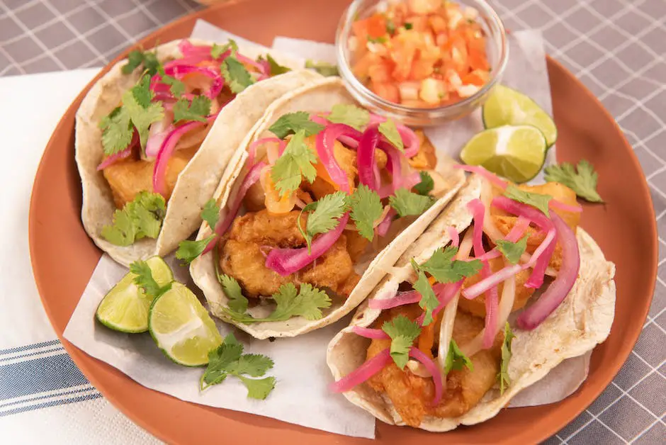 A plate of street tacos showcasing the vibrant colors and toppings, representing the fusion of Mexican and American flavors