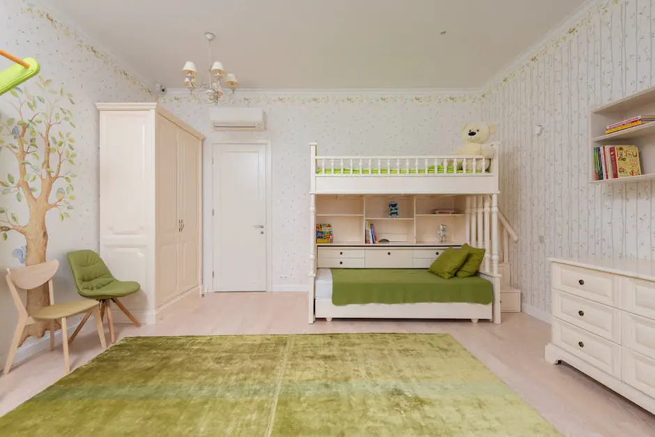 A vibrant playroom with children playing and various IKEA products like the FLISAT table, STUVA/FRITIDS loft bed, TROFAST storage, POÄNG armchair, LÄTT table with chairs, KURA bed, MULA bead roller coaster, and SMÅGÖRA wardrobe.