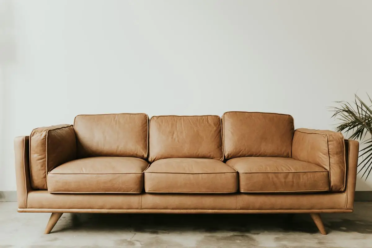 A picture of the IKEA Nockeby sofa in a modern living room setting.