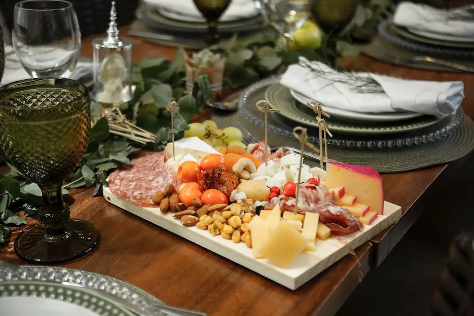 A delicious meat and cheese platter with a variety of ingredients and garnishes.