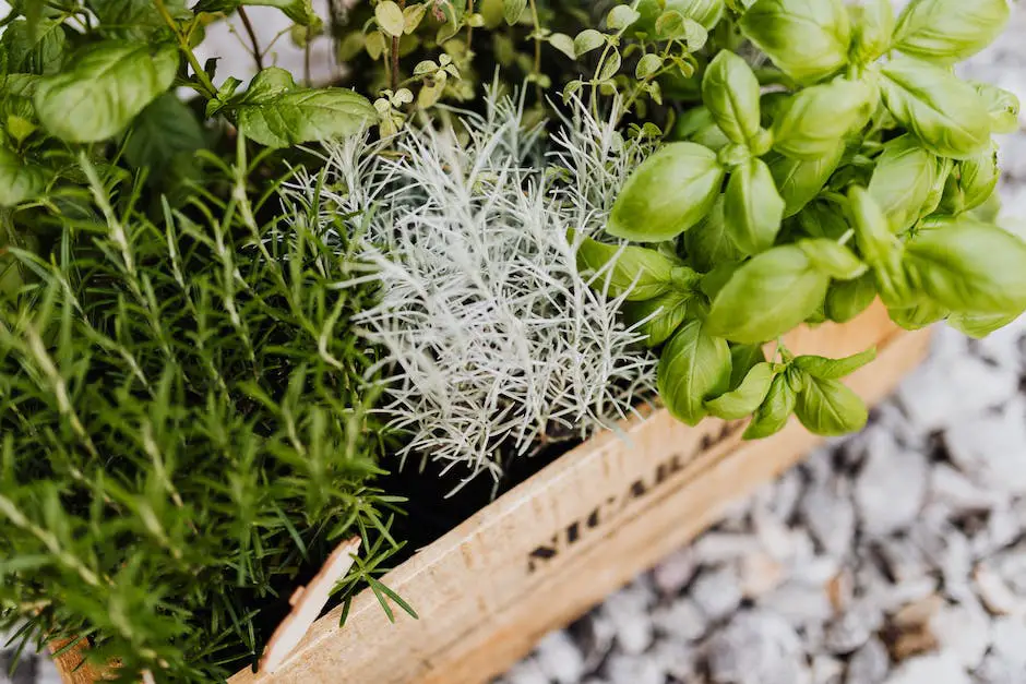 Image of kitchen herbs growing in small pots