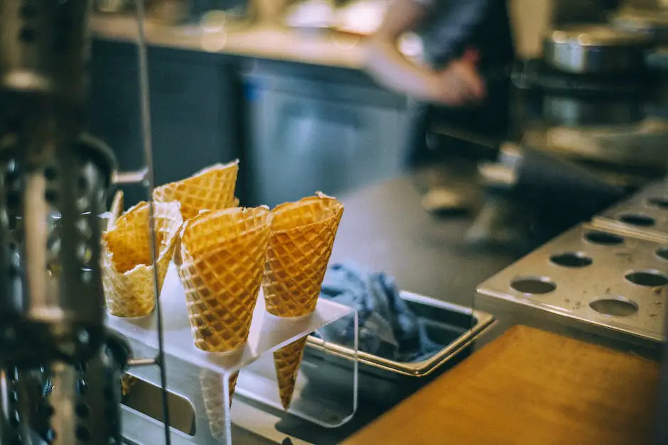 A delicious drumsticks ice cream cone with chocolate, peanuts, and a crunchy waffle cone