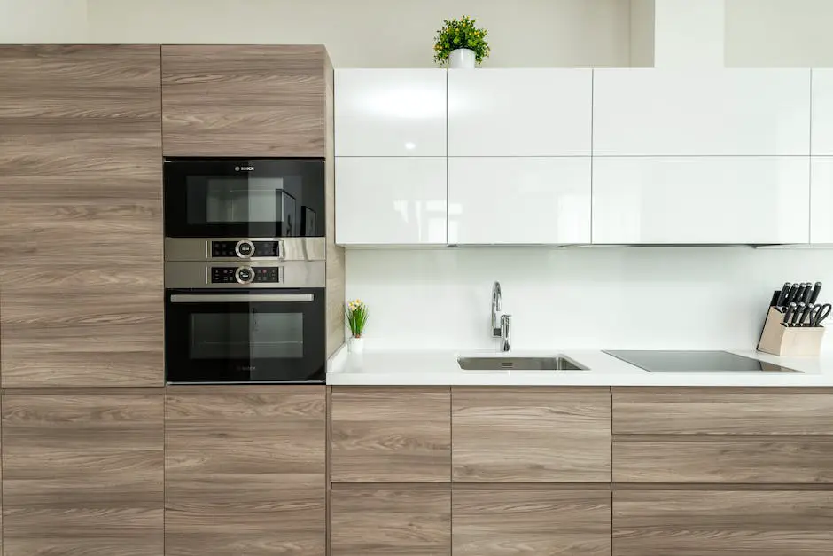 A stylish and functional IKEA kitchen with modern countertops, cabinets, and appliances.