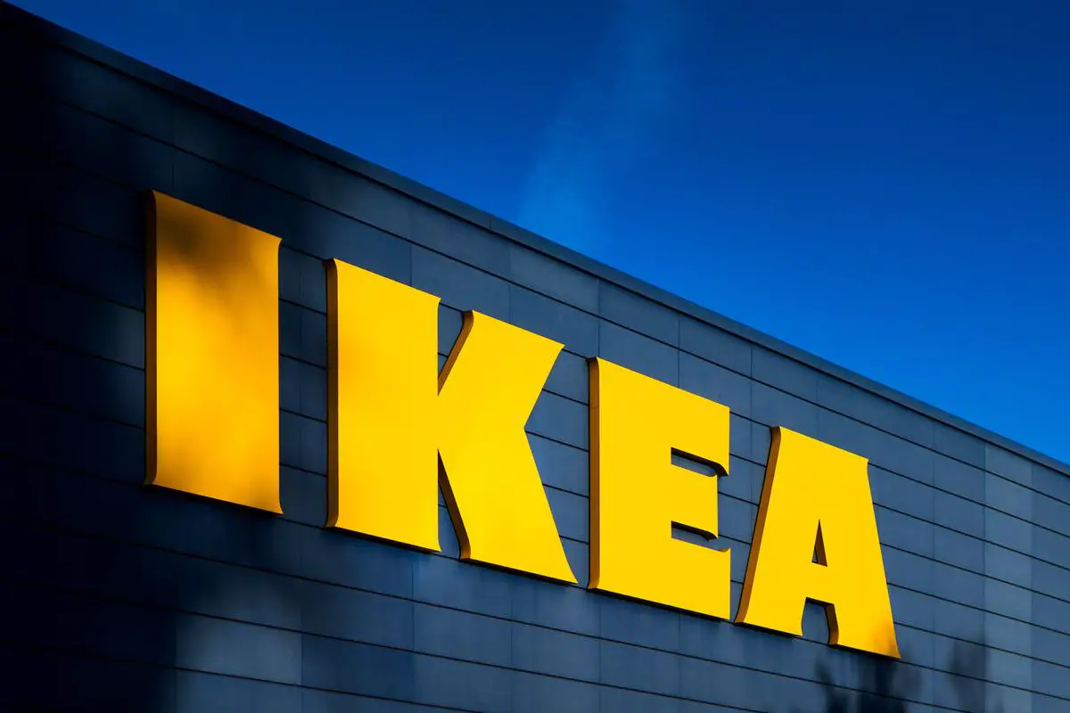 The IKEA Restaurant Warrington, which is located within the IKEA store building, has a modern and sleek exterior design.